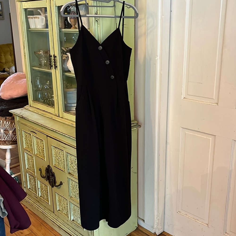 Black wide leg jumper size M